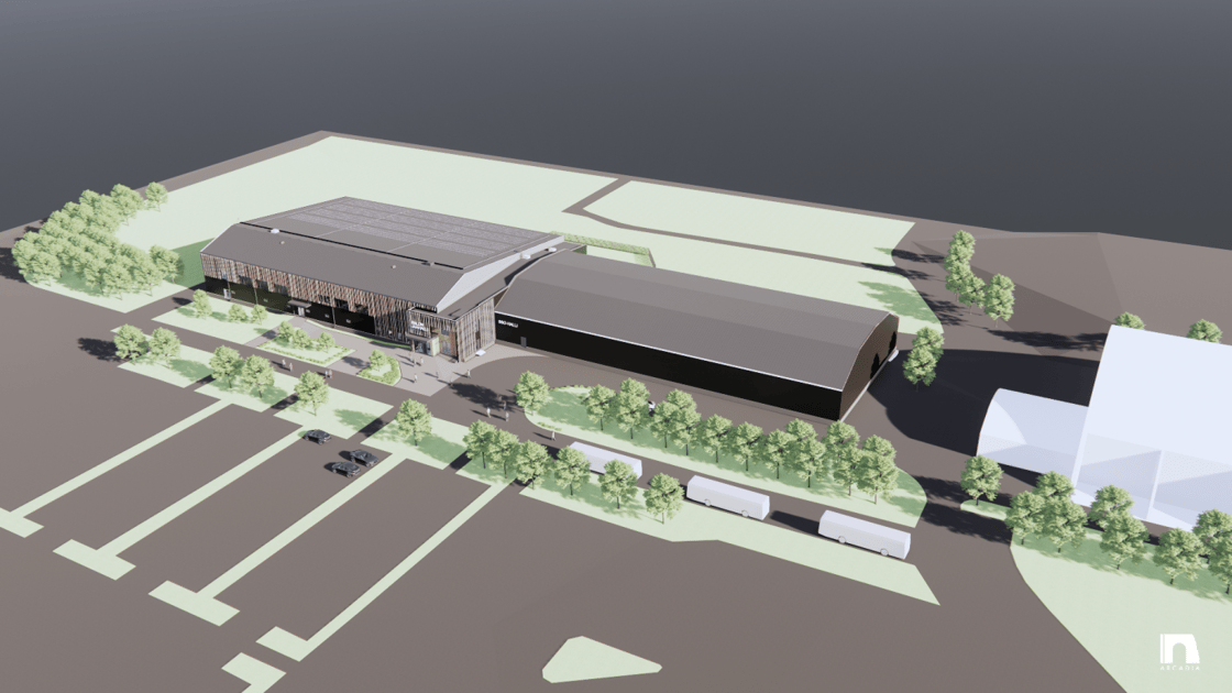 Salon uusi jäähalli_ilmakuva-1400x788 Arcadia Oy Arkkitehtitoimisto